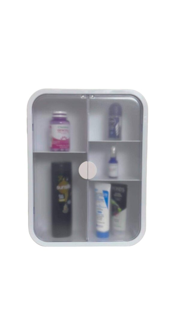 Wall Cabinet for Bathroom, Kitchen and Home. Transparent Door, Best Quality Material. Best Wall Mounted Cabinet, Wall Cabinet, Wall Hanging Cabinet, Wall Cabinet Big Storage with 5 Boxes and Massive storage, used to Store all Bathroom, kitchen Items, - Image 8