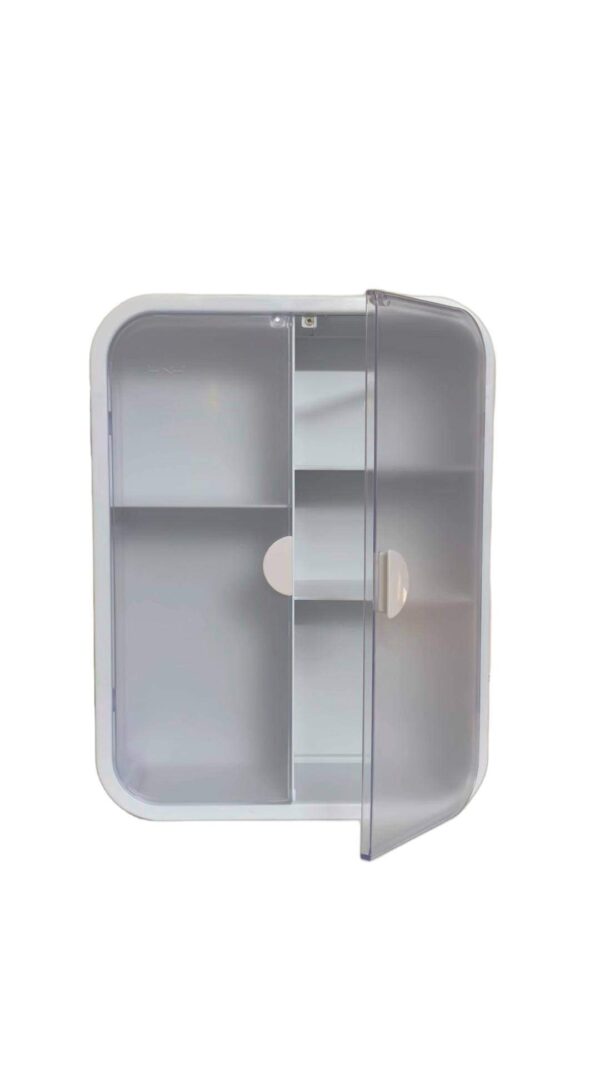 Wall Cabinet for Bathroom, Kitchen and Home. Transparent Door, Best Quality Material. Best Wall Mounted Cabinet, Wall Cabinet, Wall Hanging Cabinet, Wall Cabinet Big Storage with 5 Boxes and Massive storage, used to Store all Bathroom, kitchen Items, - Image 6