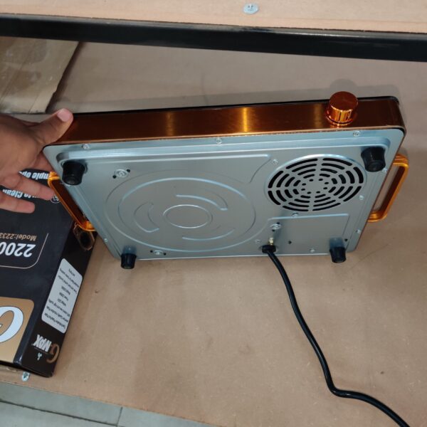 Electric Stove, Infrared Stove, Electric Hot Plate for Cooking Smart Touch Electric Cooker Hob, Single Electric Stove. Electric Hob, Electric Stove, Portable Electric Stove, Portable Stove easy to Carry anywhere, Used any Where, Cook any Where any Time, - Image 7