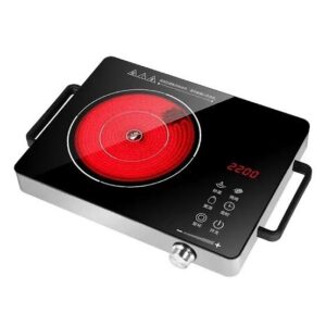 Electric Stove, Infrared Stove, Electric Hot Plate for Cooking Smart Touch Electric Cooker Hob, Single Electric Stove. Electric Hob, Electric Stove, Portable Electric Stove, Portable Stove easy to Carry anywhere, Used any Where, Cook any Where any Time,