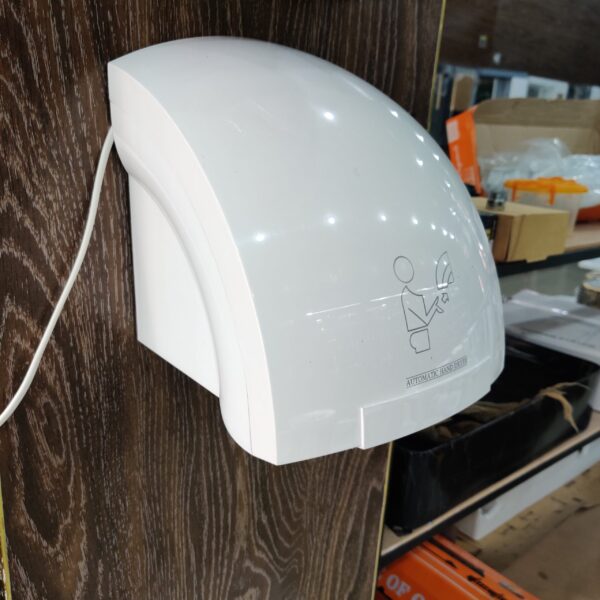 Automatic Hand Dryer for Bathroom,Kitchen,Home& Office. High Speed Low Noise, Energy Efficient & Durable Design White Hand Dryer, High Speed Hand Dryer, Electric Hand Dryer, Modern Hand Dryers. - Image 4