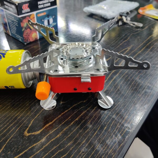 Outdoor Mini Portable Cooking Stove Stand – Foldable & Compact for Camping, Hiking & Travel Use - Image 9