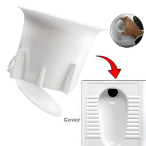 Pee poo cup for Bathroom toilet Squat Toilet Hole Cover, InHole Cover Odor Stopper & Insect Blocker for Washroom. Used to stop insects, wc hole cup wc safety cup.