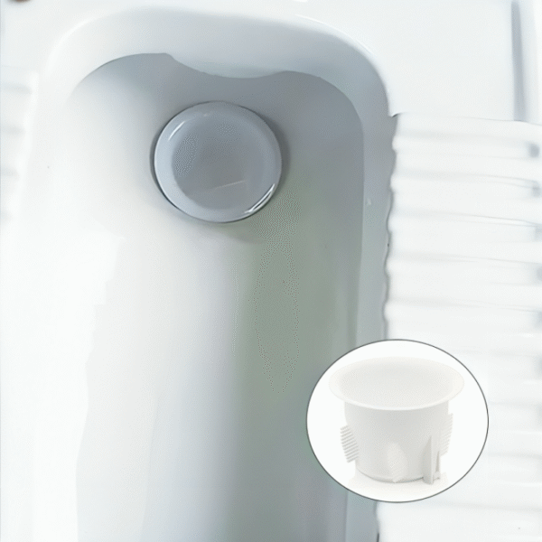 Pee poo cup for Bathroom toilet Squat Toilet Hole Cover, InHole Cover Odor Stopper & Insect Blocker for Washroom. Used to stop insects, wc hole cup wc safety cup. - Image 6